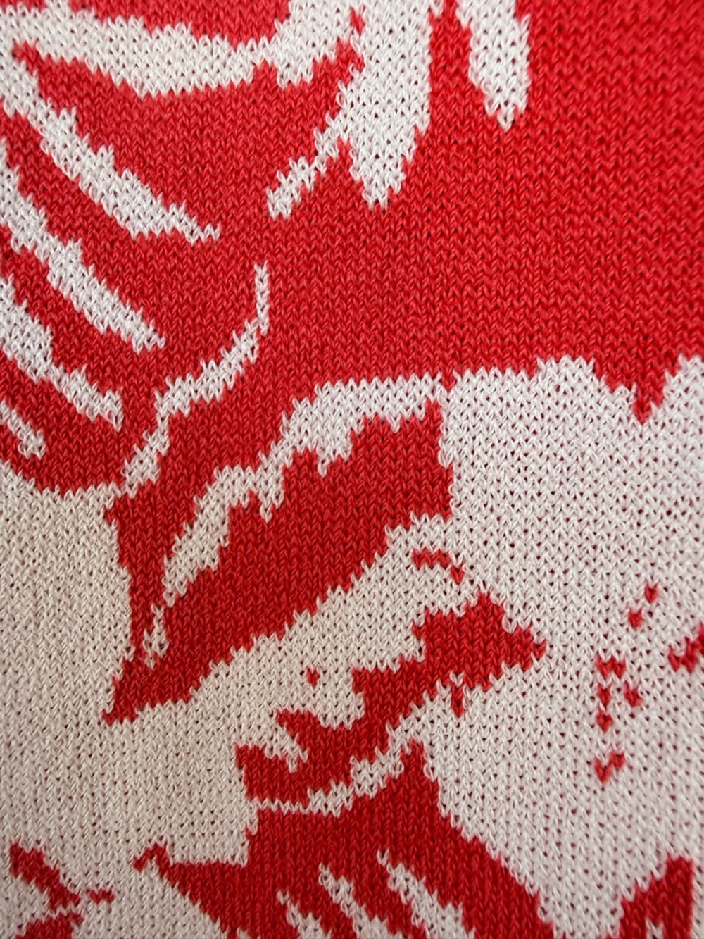 Tommy Bahama Red & White Tropical Print Maxi Dress - Picture 6 of 10